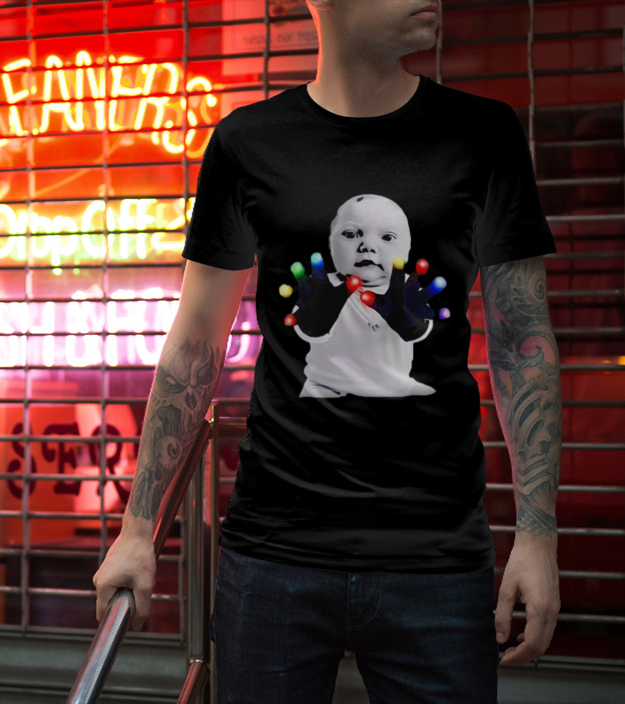 AI Baby Hands Light Gloving Meme Niche T-Shirt