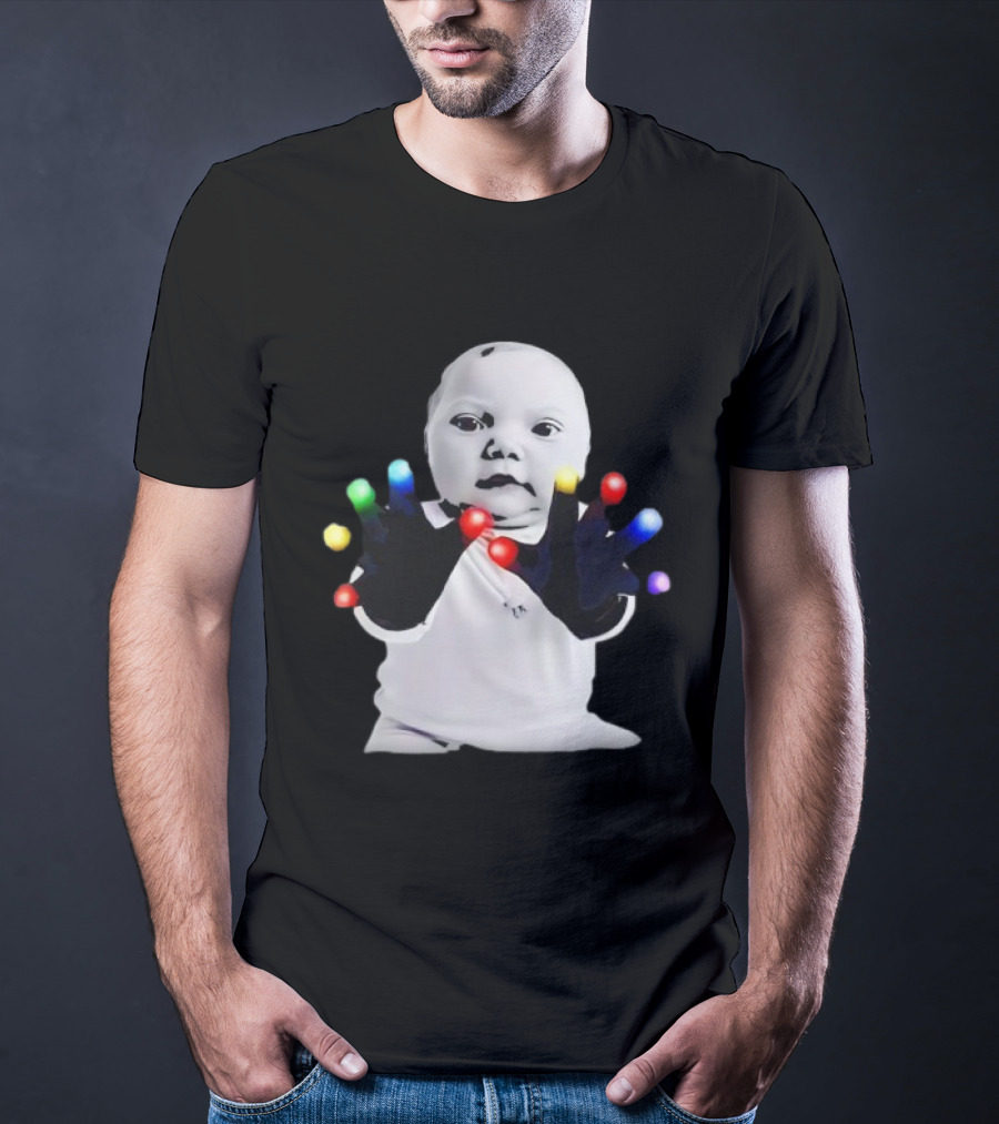 AI Baby Hands Light Gloving Meme Niche T-Shirt