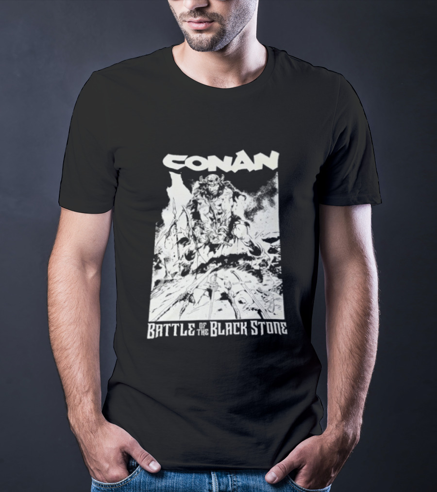 Conan Battle Of The Black Stone Fantasy Adventure T-Shirt