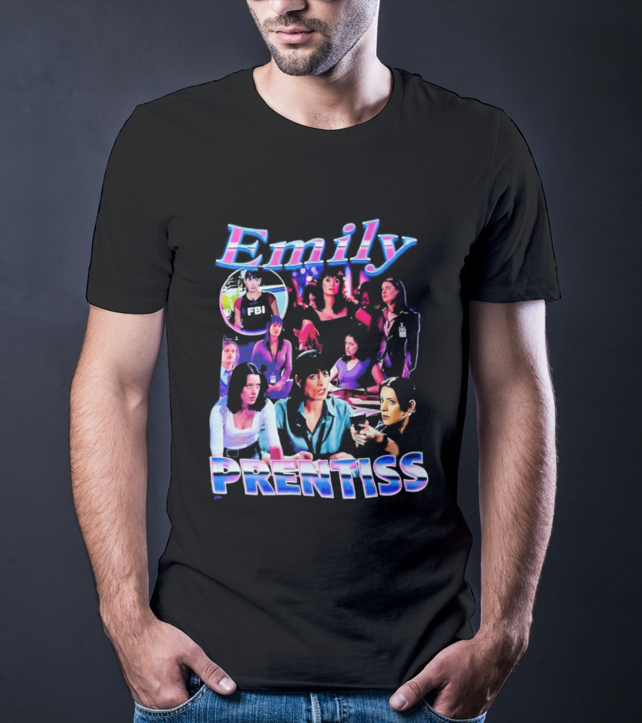 Emily Prentiss FBI Criminal Minds Collage T-Shirt