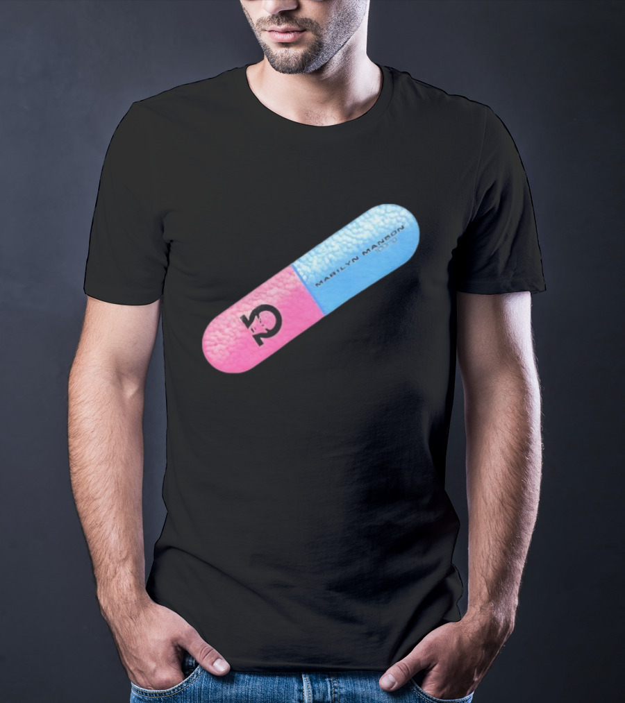 Marilyn Manson Mechanical Animals Pill Design T-Shirt