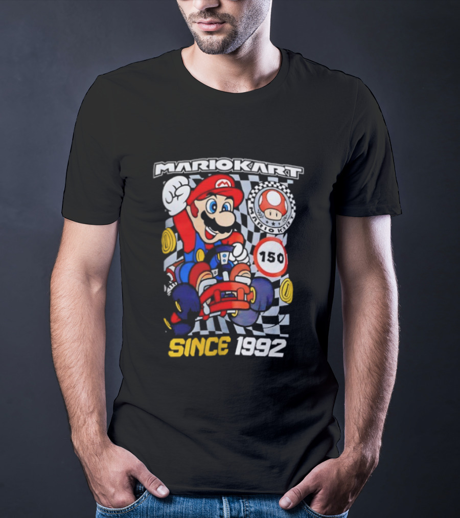 Super Mario Kart Racing Champion 150cc Since 1992 T-Shirt
