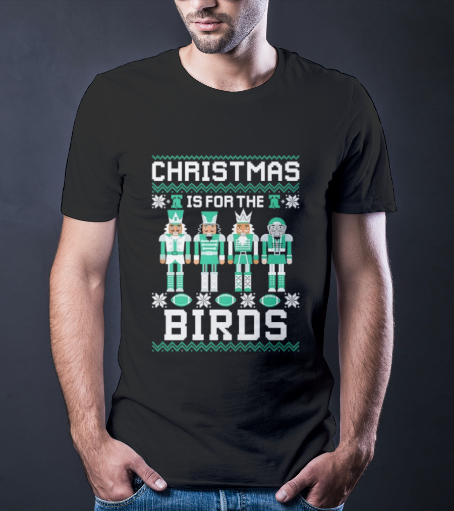 Christmas Is For Me Eagles Birds Nutcracker T-Shirt