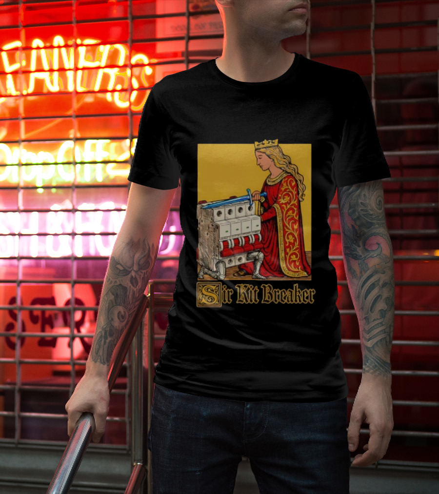 Sir Kit Breaker RuneScape Medieval Knight Parody T-Shirt