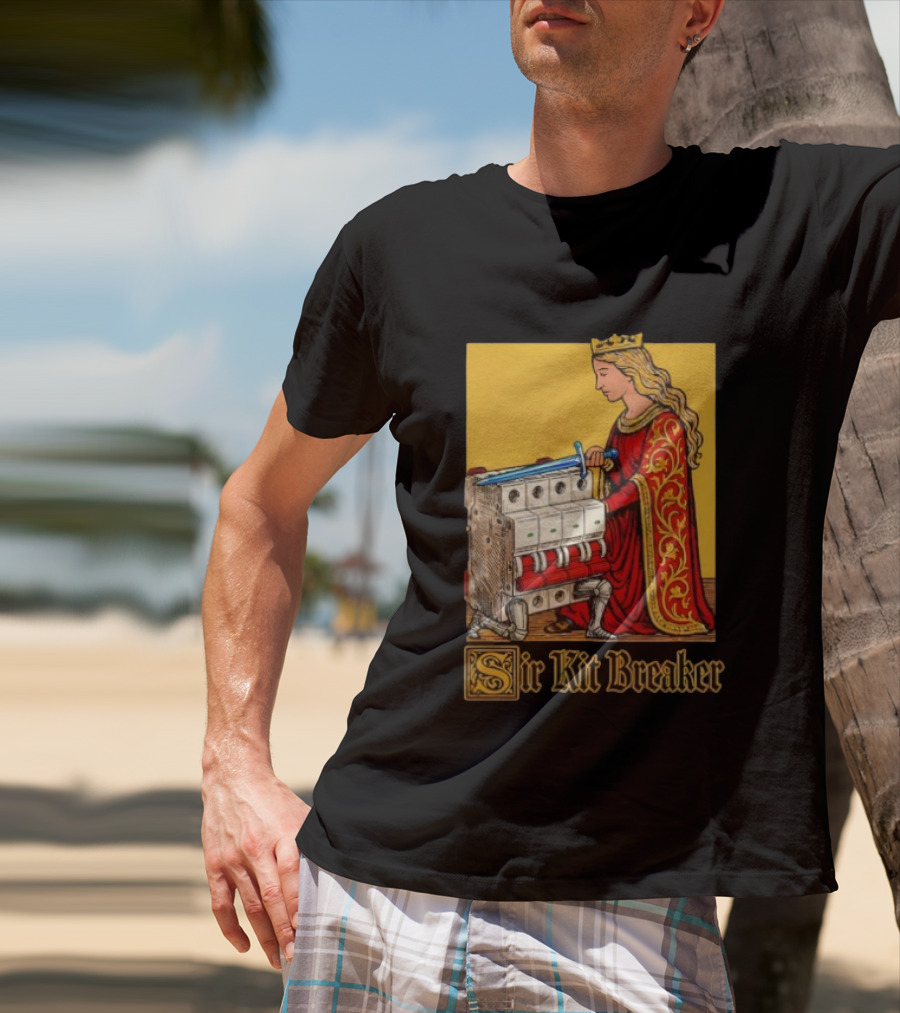 Sir Kit Breaker RuneScape Medieval Knight Parody T-Shirt