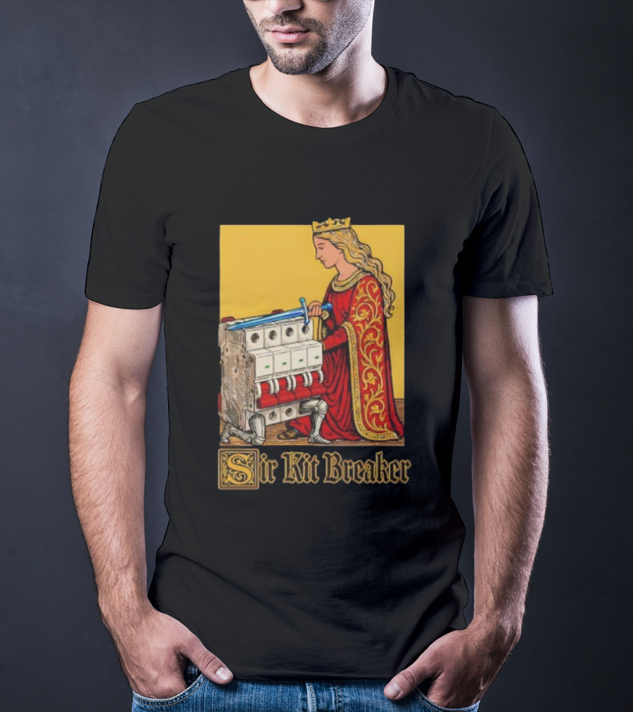 Sir Kit Breaker RuneScape Medieval Knight Parody T-Shirt