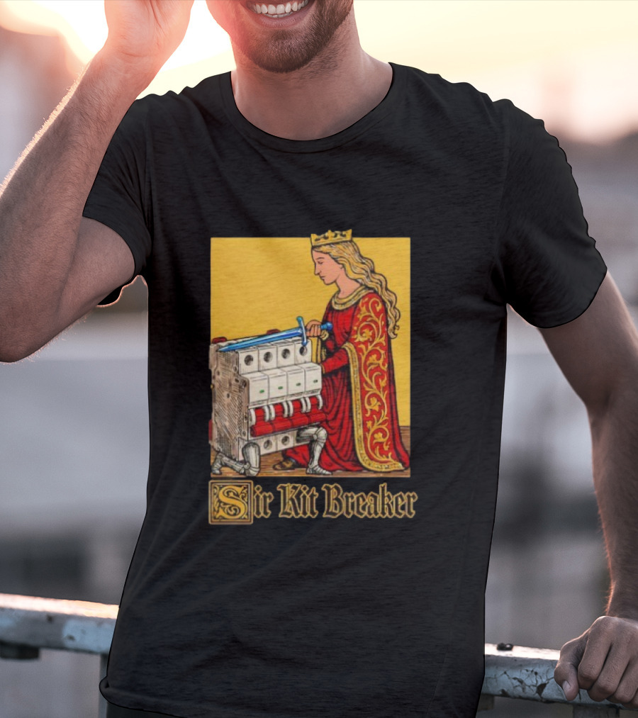 Sir Kit Breaker RuneScape Medieval Knight Parody T-Shirt