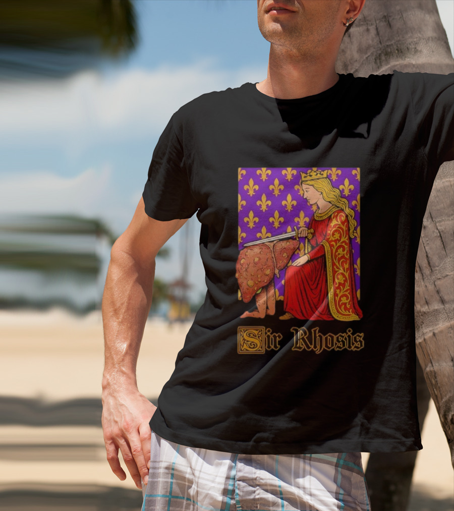 Sir Rhosis Regal Medieval Knight Humorous RuneScape Pun T-Shirt
