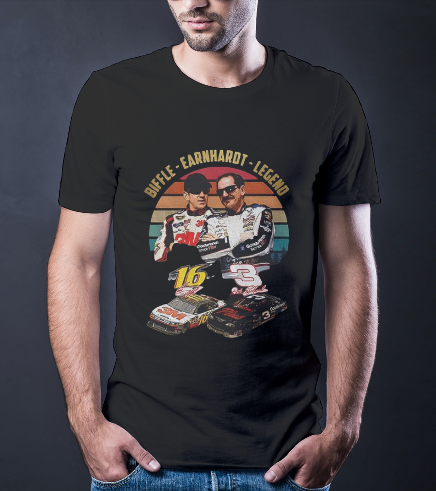 Biffle Earnhardt Legend 3M Goodwrench Service #16 #3 Racing T-Shirt