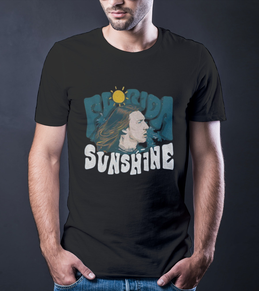 Florida Sunshine Trevor Lawrence Iconic Portrait Vintage Style T-Shirt