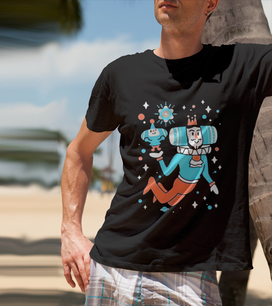 Space Dad Cool Katamari Prince Cosmic Adventure T-Shirt
