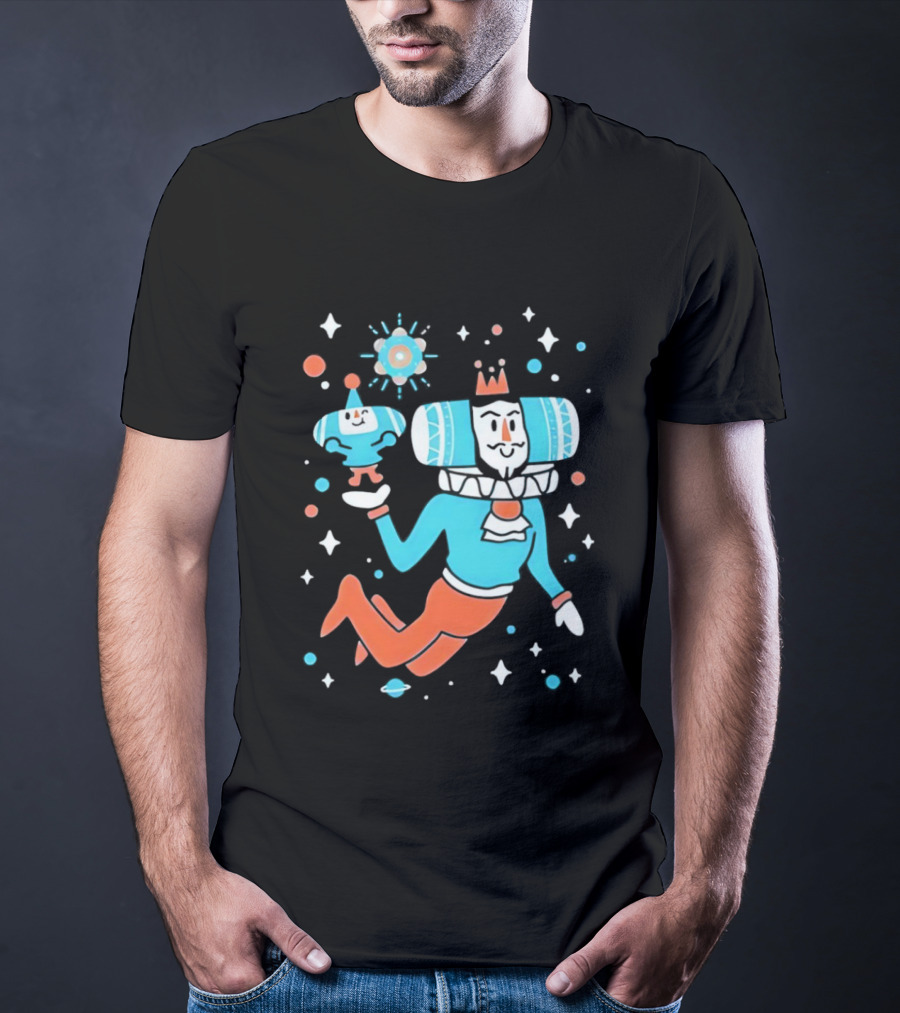 Space Dad Cool Katamari Prince Cosmic Adventure T-Shirt
