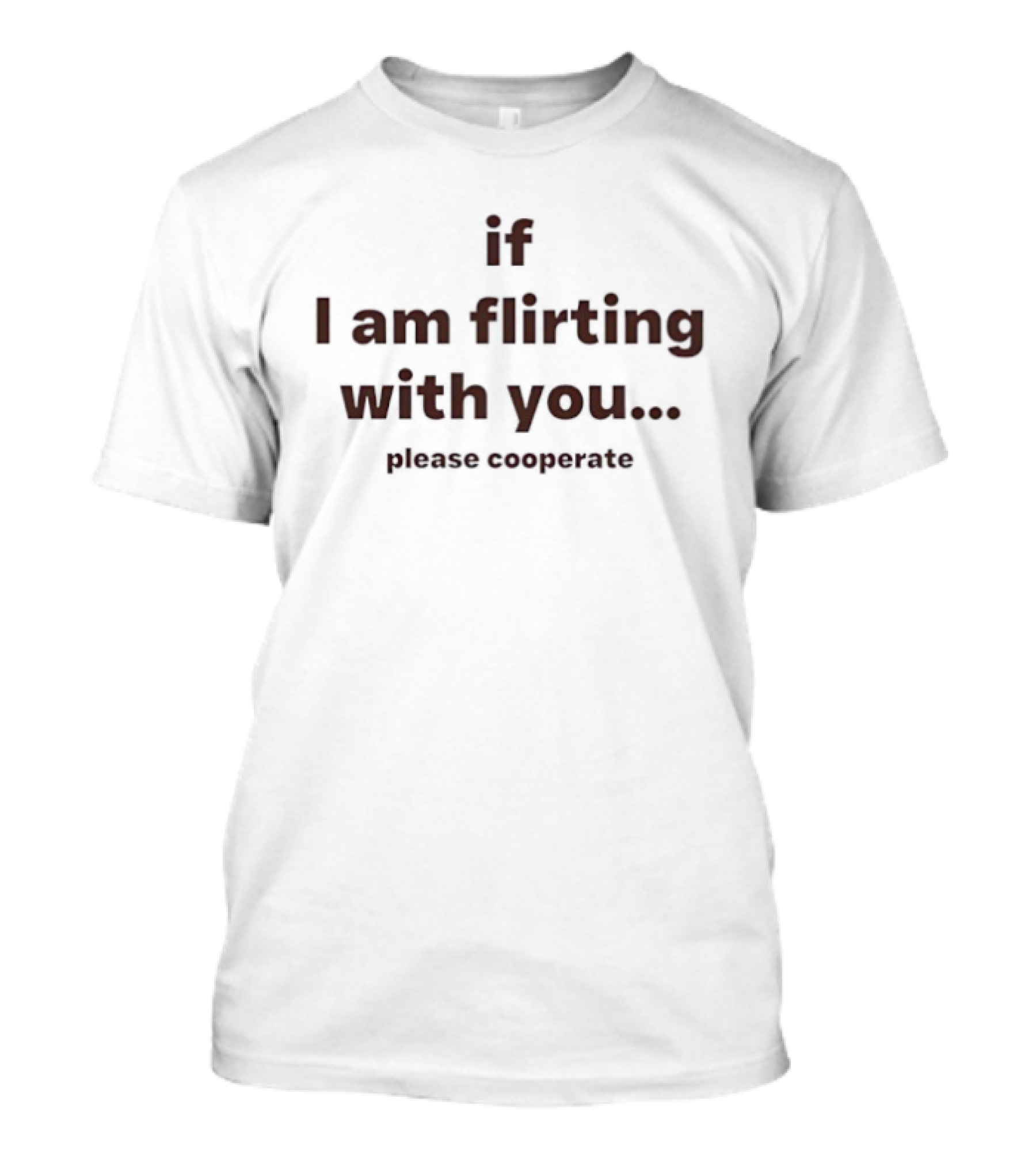 If I Am Flirting With You Please Cooperate T-Shirt