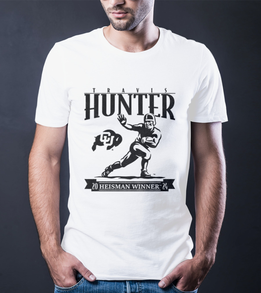 Travis Hunter Colorado 2024 Heisman Trophy Contender Buffs Football T-Shirt