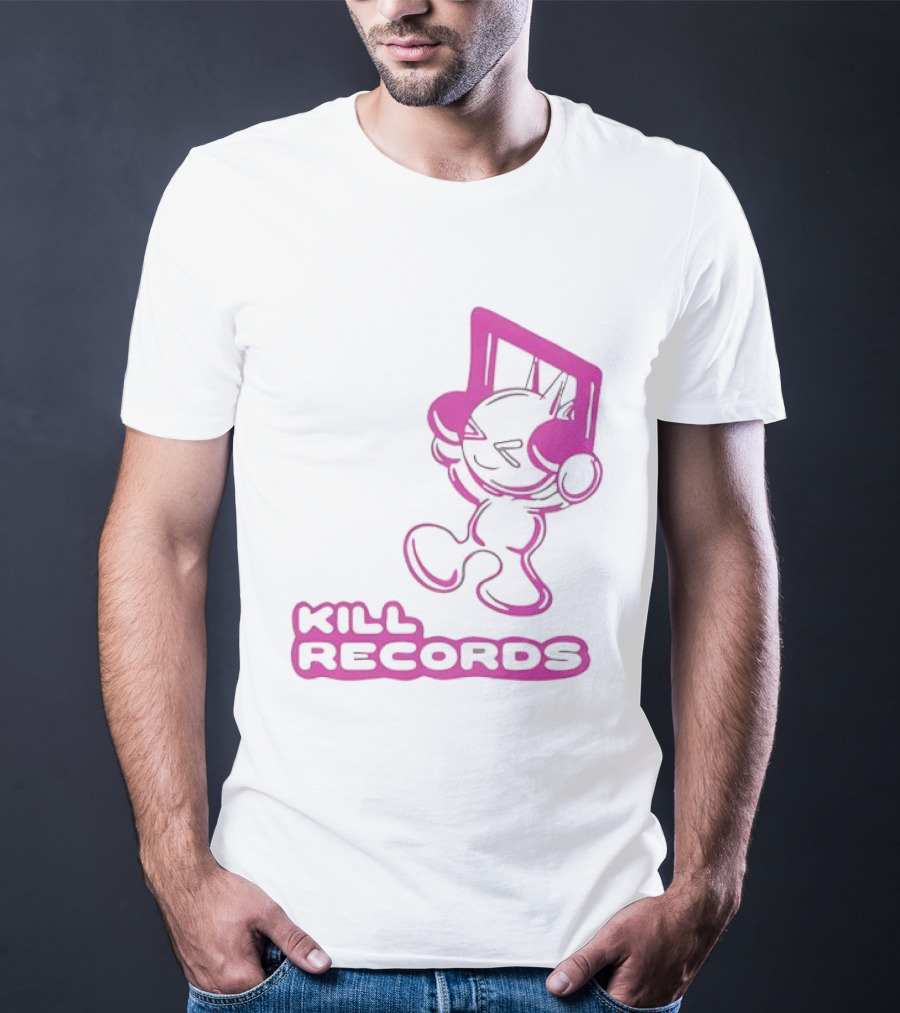 Lil Killa Kill Records Radio Icon With Music Notes T-Shirt