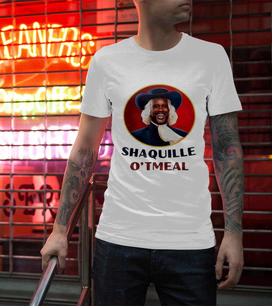 Shaquille Oatmeal Funny Meme Cereal Parody T-Shirt