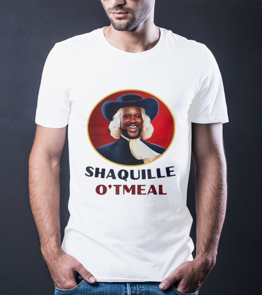 Shaquille Oatmeal Funny Meme Cereal Parody T-Shirt