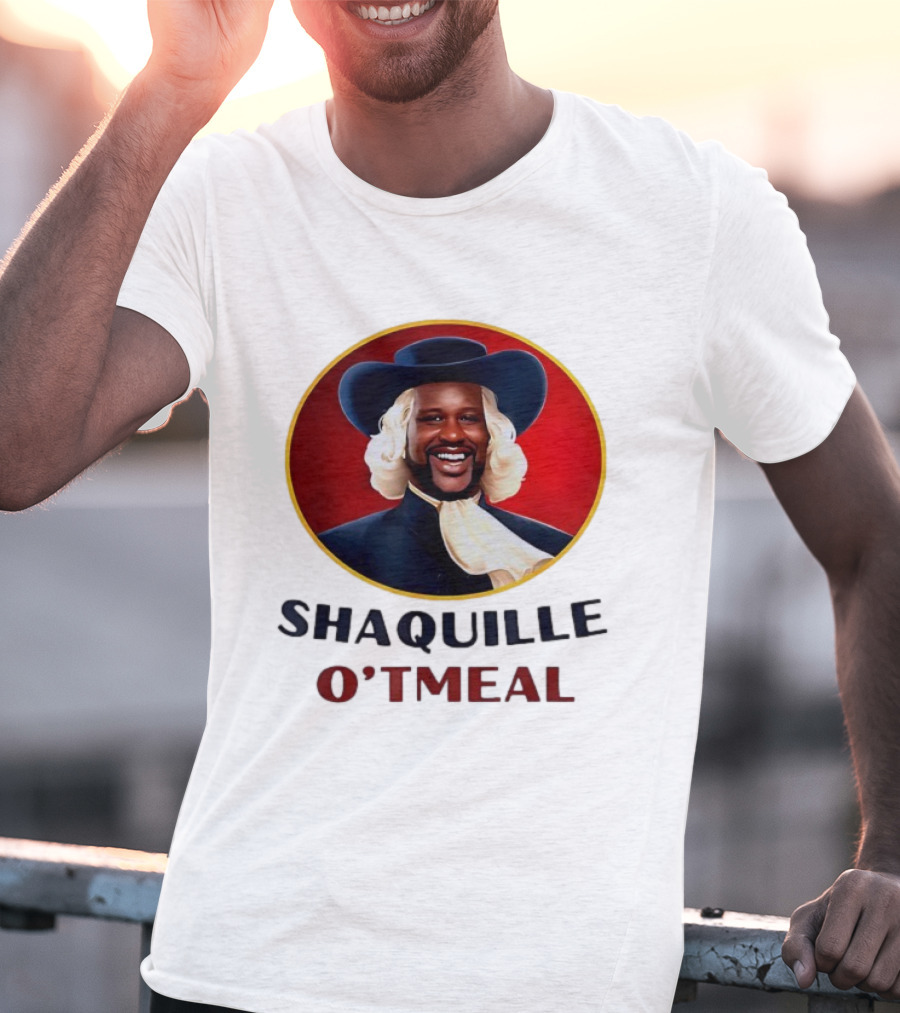 Shaquille Oatmeal Funny Meme Cereal Parody T-Shirt