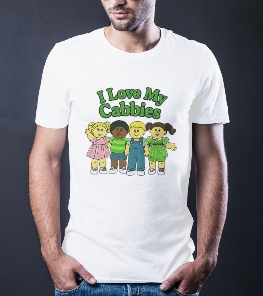 I Love My Cabbies Retro 80s Toy Characters Nostalgia T-Shirt