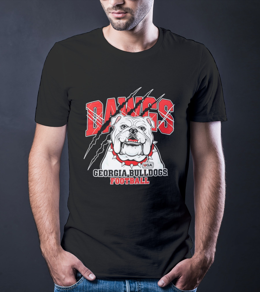 DAWGS Georgia Bulldogs UGA Football T-Shirt