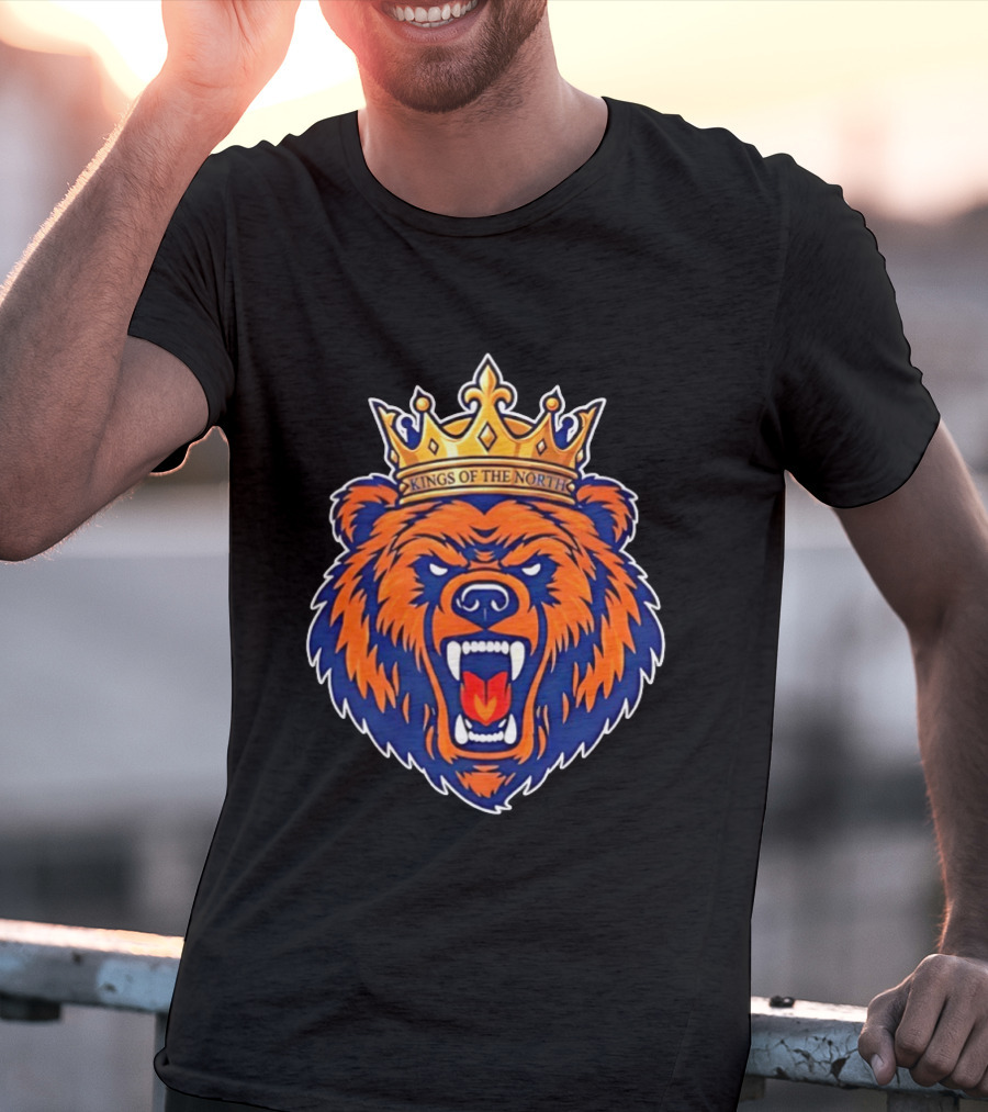 Chicago Bears Kings Of The North Bear Wear The Crown T-Shirt