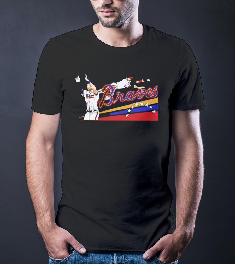 Ender Inciarte Braves Celebration Baseball Triumph T-Shirt