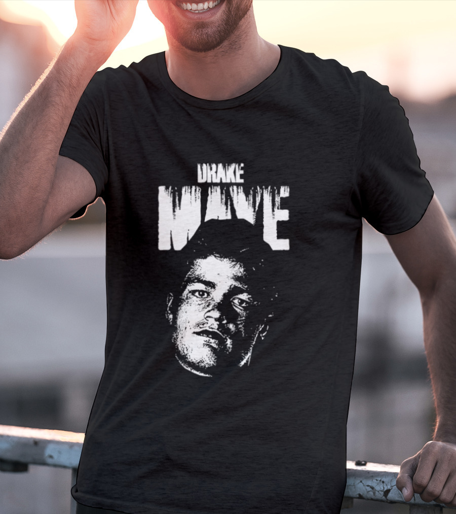 Drake Maye New England Patriots Black White T-Shirt