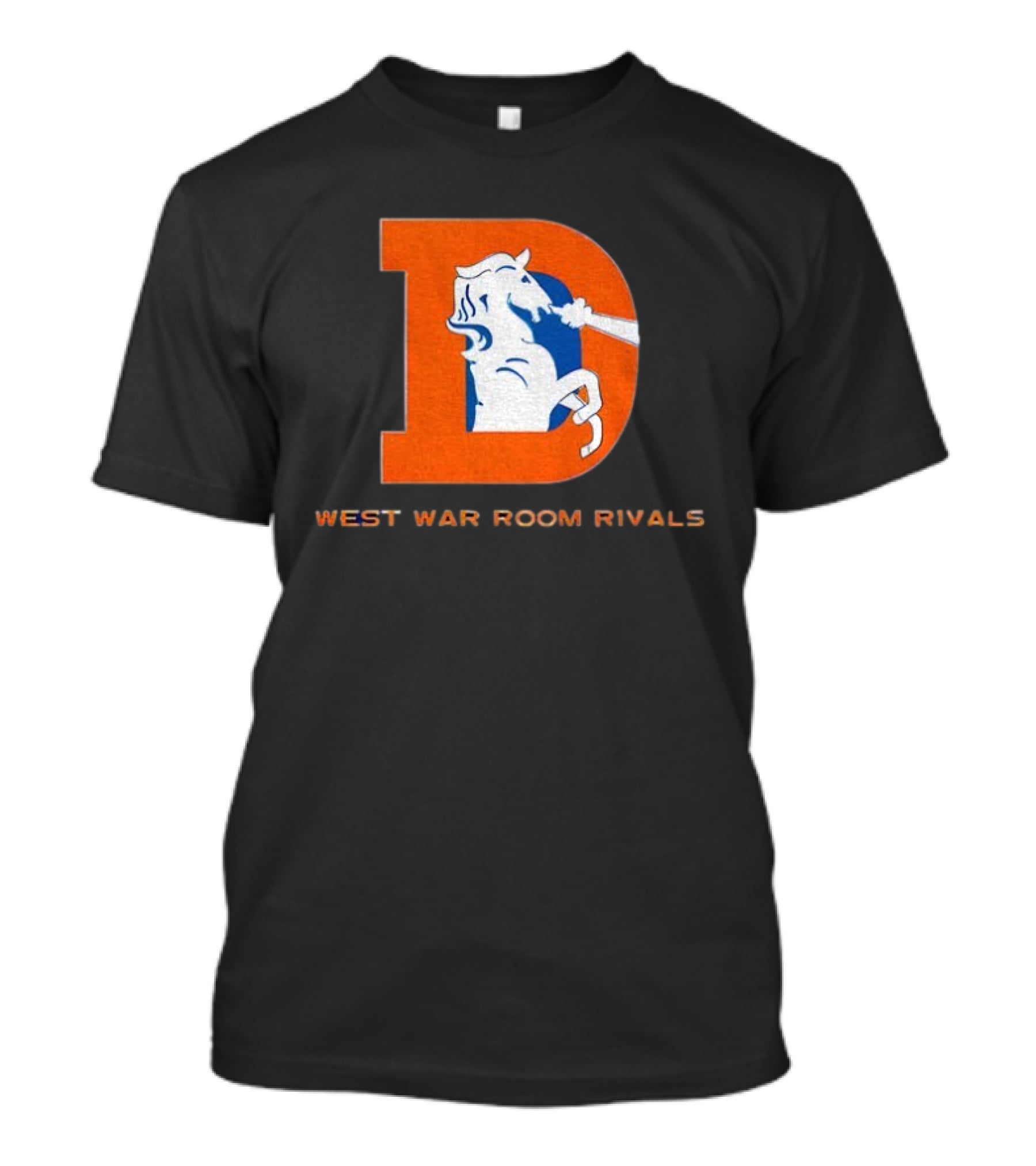 Denver Broncos AFC West War Room Rivals Old T-Shirt