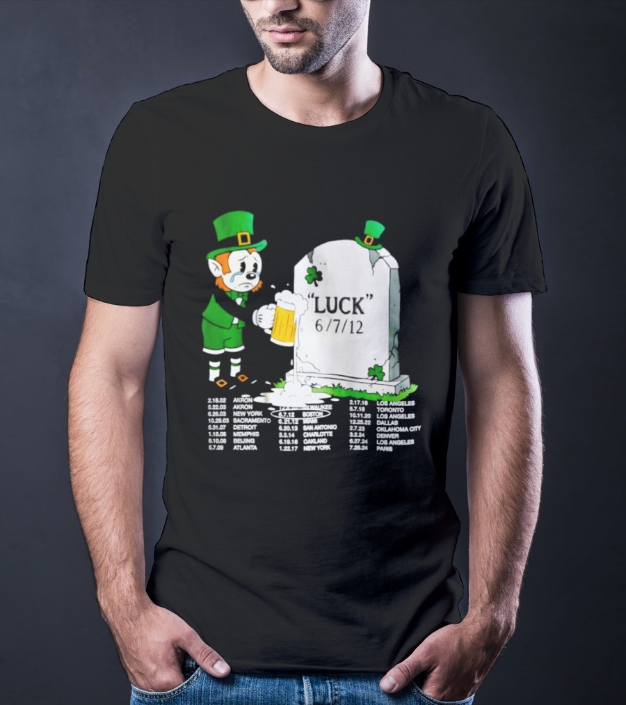 Leprechaun LeBron James Green With Envy Luck St. Patrick's Day 6 7 12 T-Shirt