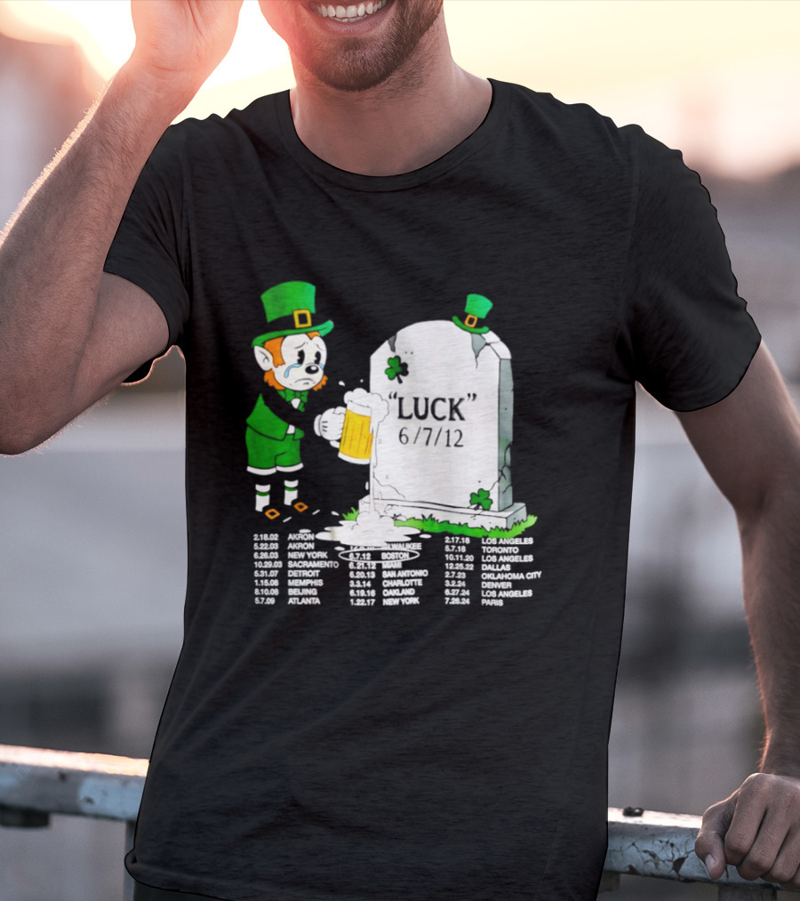 Leprechaun LeBron James Green With Envy Luck St. Patrick's Day 6 7 12 T-Shirt