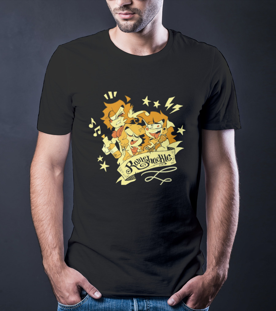Ramshackle The Animated Pilot Stars Music Lightning Cartoon T-Shirt
