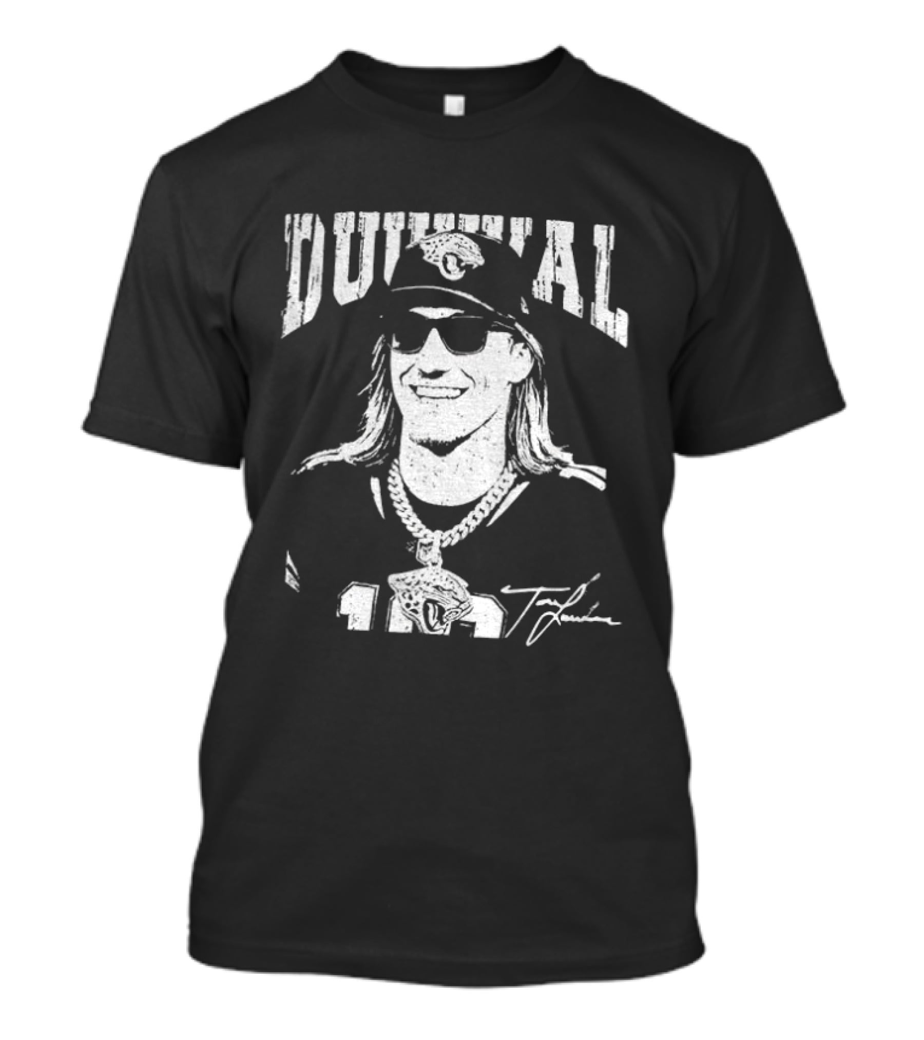 Vintage Duuuval Trevor Lawrence Jacksonville Football T-Shirt