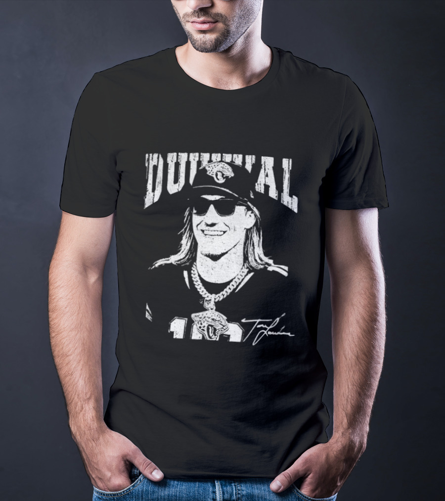 Vintage Duuuval Trevor Lawrence Jacksonville Football T-Shirt