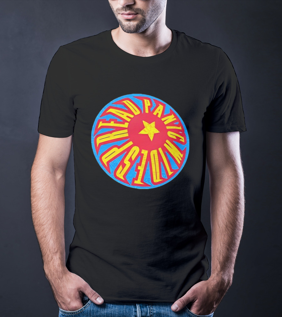Widespread Panic Fireball Star Retro Circle T-Shirt