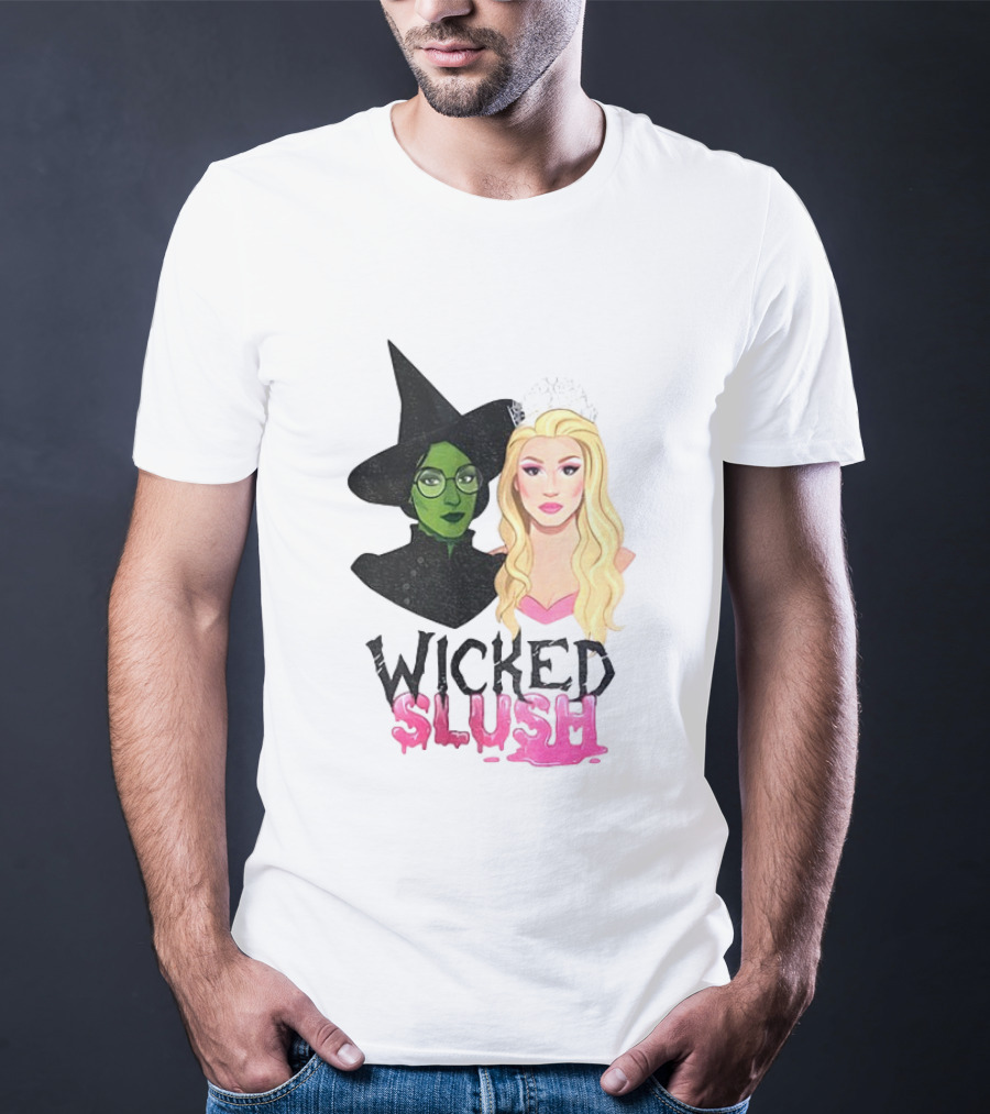 Wicked Slush Elphaba Glinda Disney Noobz T-Shirt