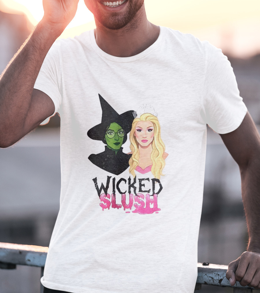 Wicked Slush Elphaba Glinda Disney Noobz T-Shirt