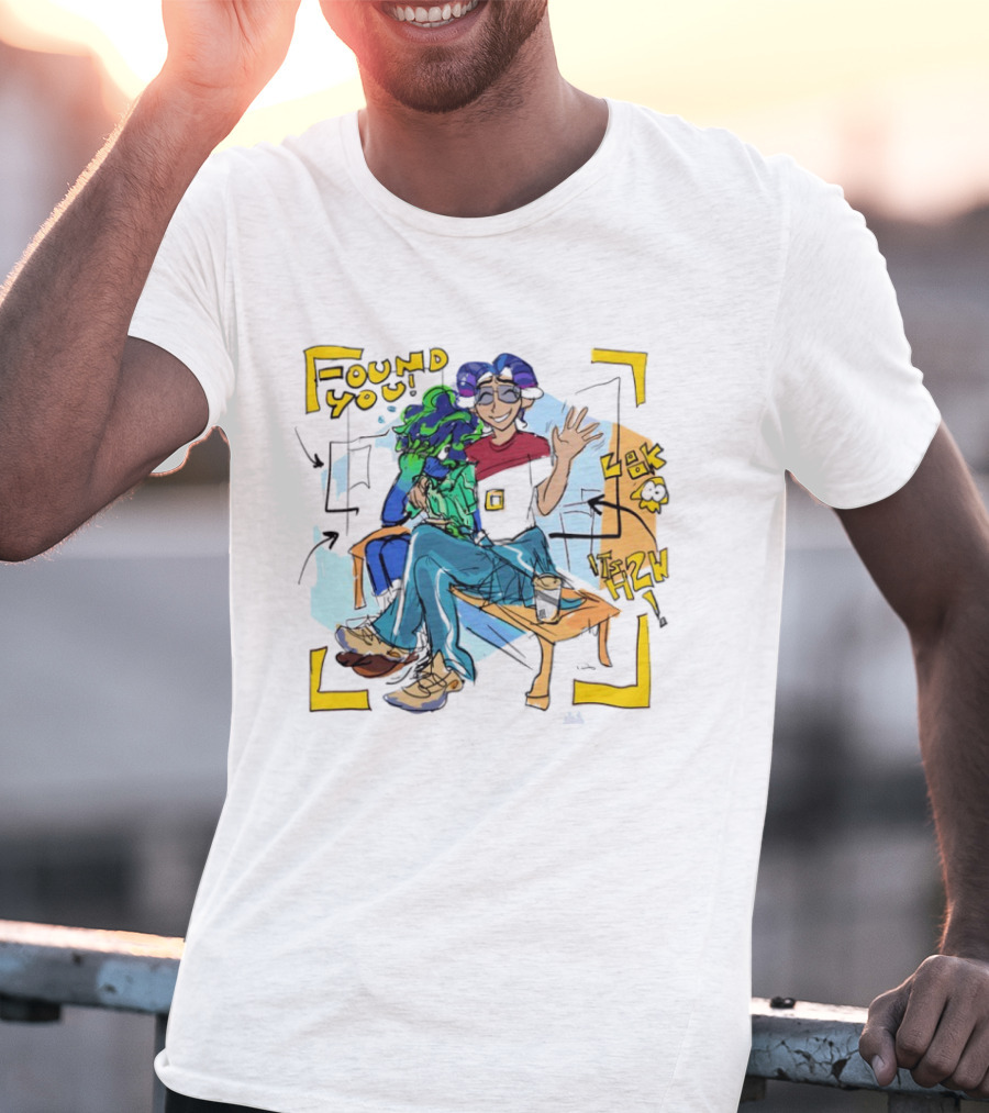 Found You Splatoon Nintendo Art Style Inkling Vibes T-Shirt