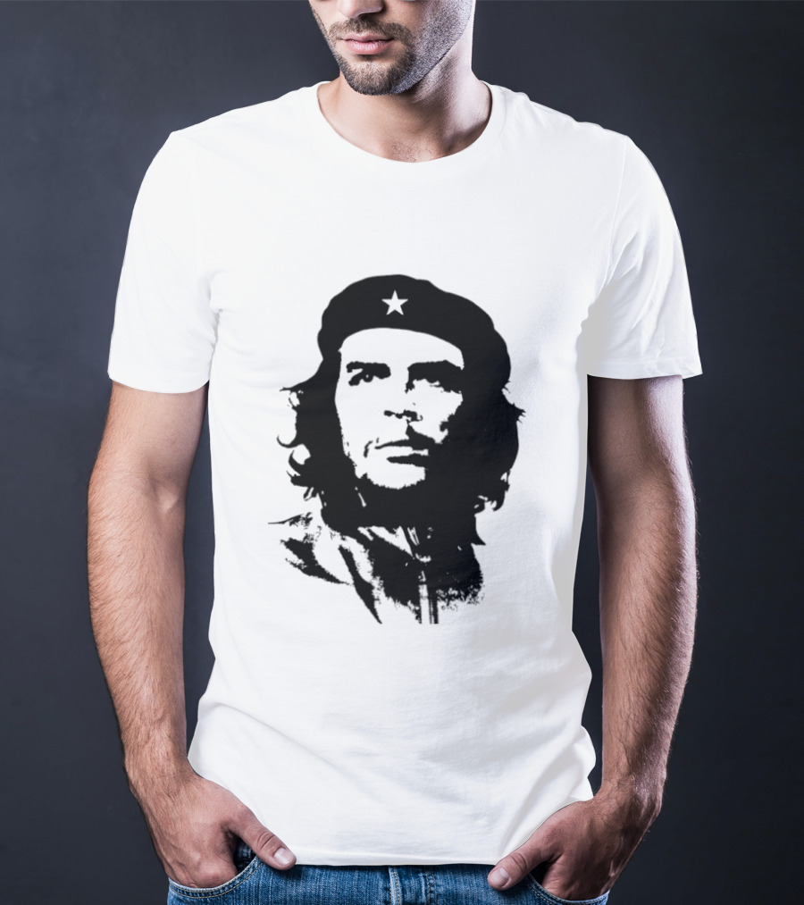 Che Guevara Big Head Argentine Marxist Revolutionary Iconic Stencil T-Shirt
