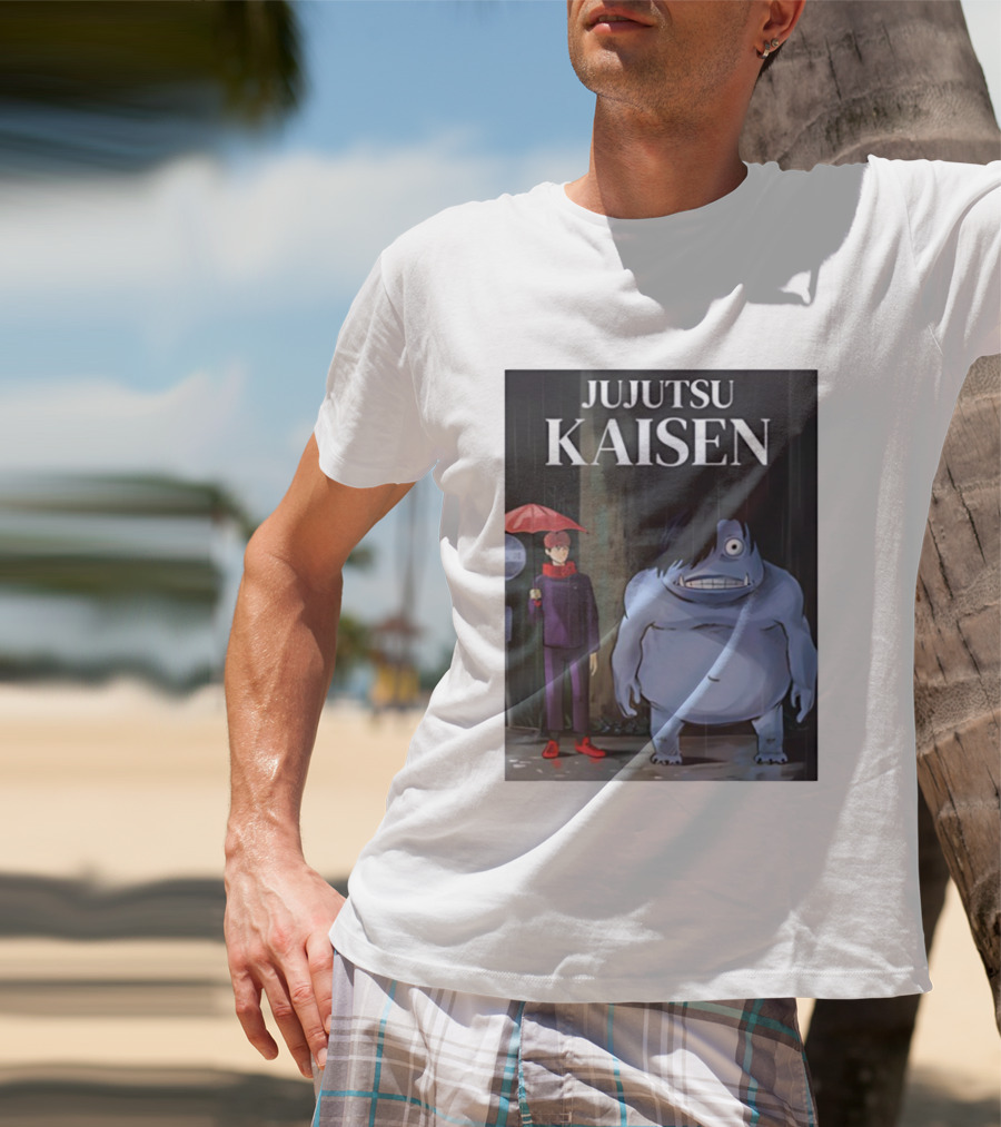 Jujutsu Kaisen Meets Totoro Anime T-Shirt