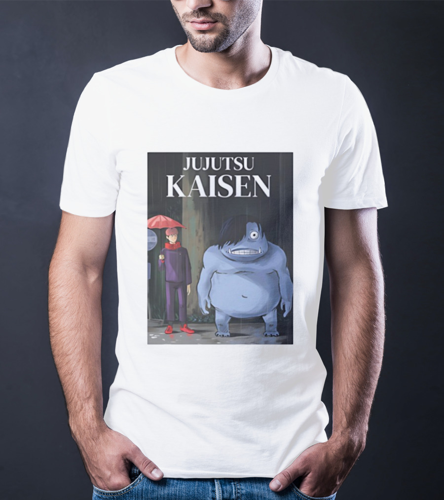 Jujutsu Kaisen Meets Totoro Anime T-Shirt