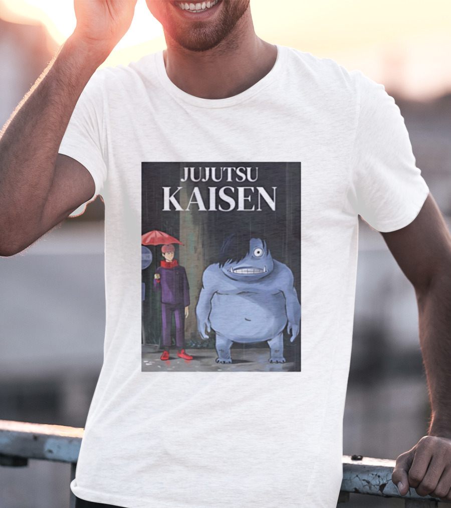 Jujutsu Kaisen Meets Totoro Anime T-Shirt