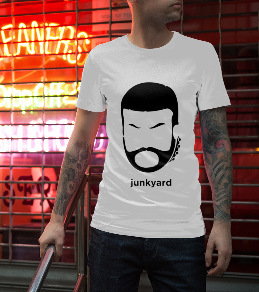 WWF Wrestling Legend Junkyard Dog Big Face Retro Look T-Shirt