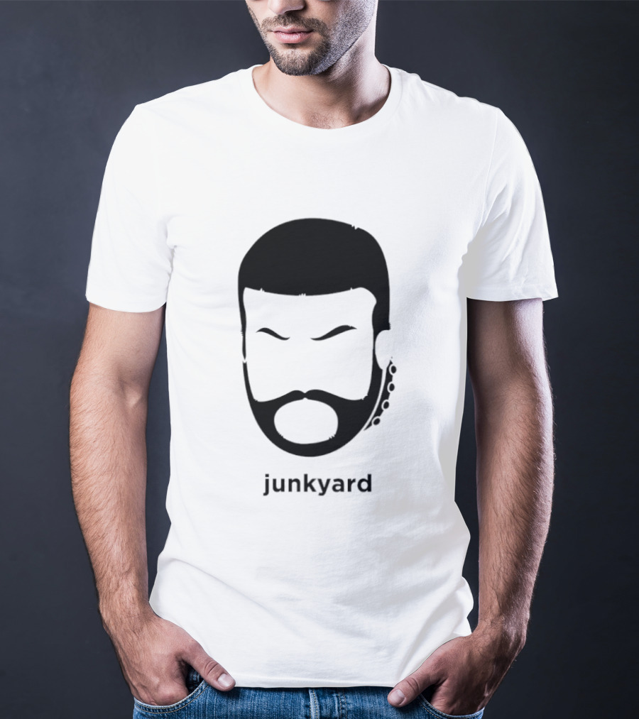 WWF Wrestling Legend Junkyard Dog Big Face Retro Look T-Shirt