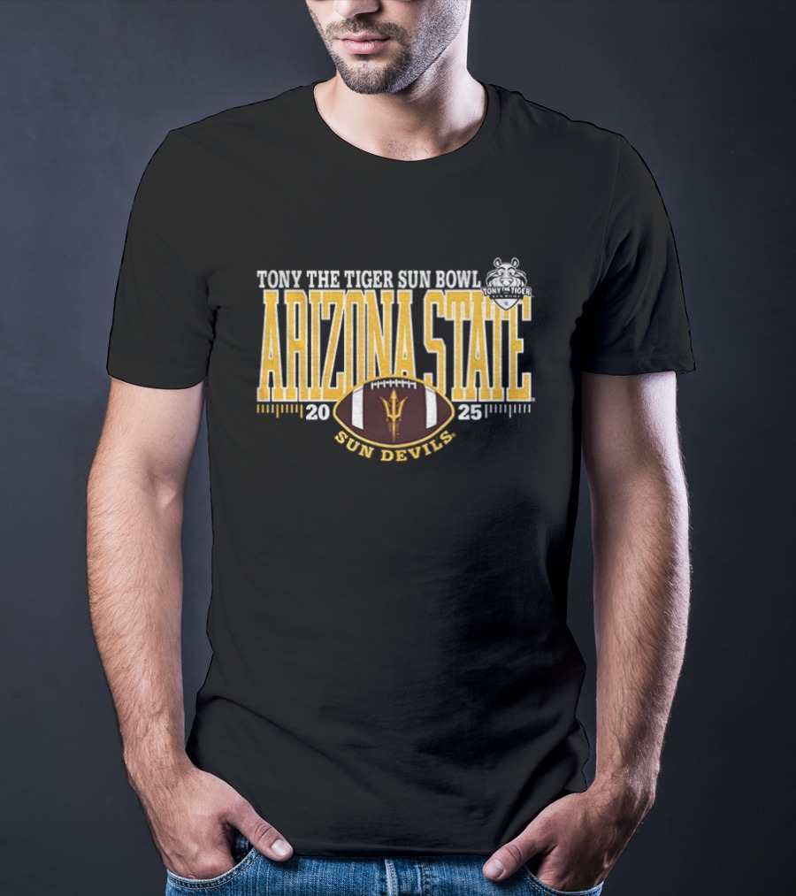 Tony The Tiger Sun Bowl Arizona State Sun Devils 2025 Football T-Shirt
