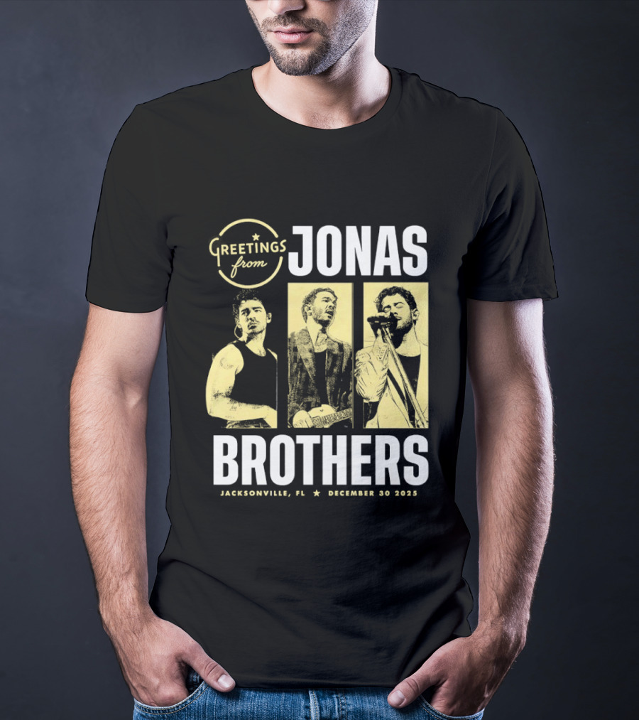 Greetings From Jonas Brothers 2025 Hershey PA December 10 T-Shirt