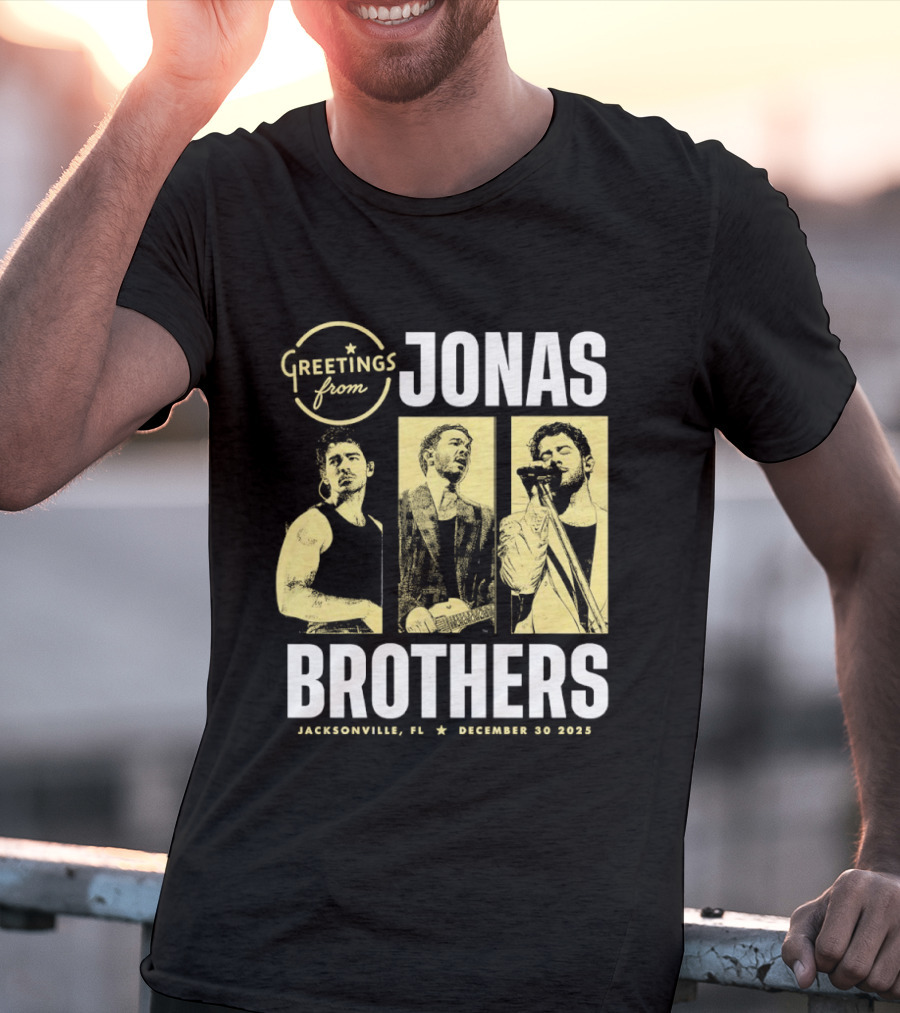 Greetings From Jonas Brothers 2025 Hershey PA December 10 T-Shirt