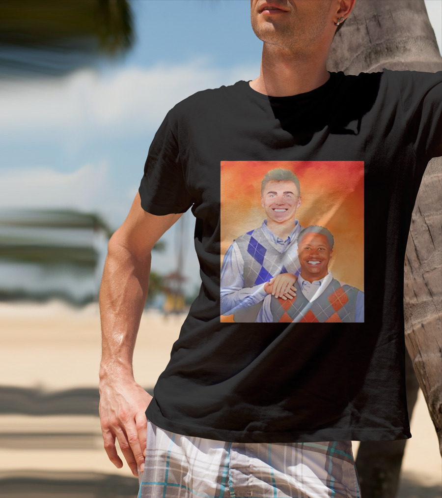 Bo Nix Courtland Sutton Step Brothers Denver Broncos NFL T-Shirt