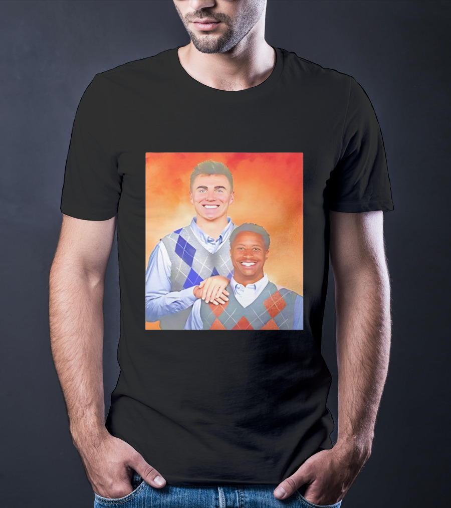 Bo Nix Courtland Sutton Step Brothers Denver Broncos NFL T-Shirt