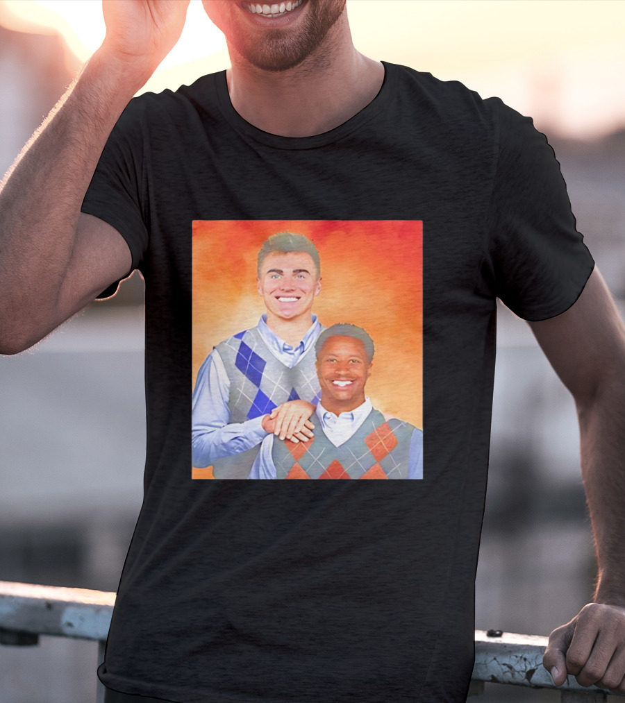 Bo Nix Courtland Sutton Step Brothers Denver Broncos NFL T-Shirt