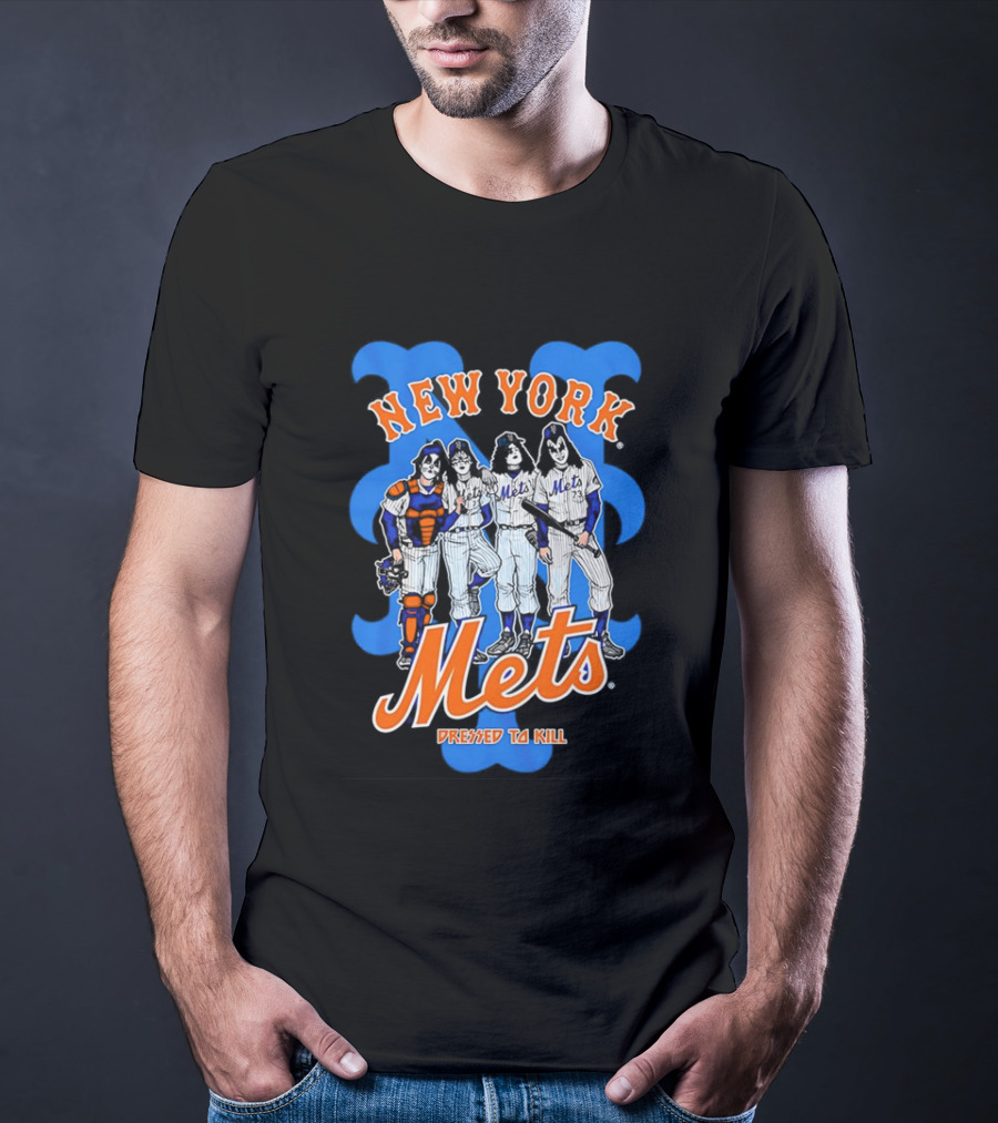 New York Mets Dressed To Kill Collaboration T-Shirt